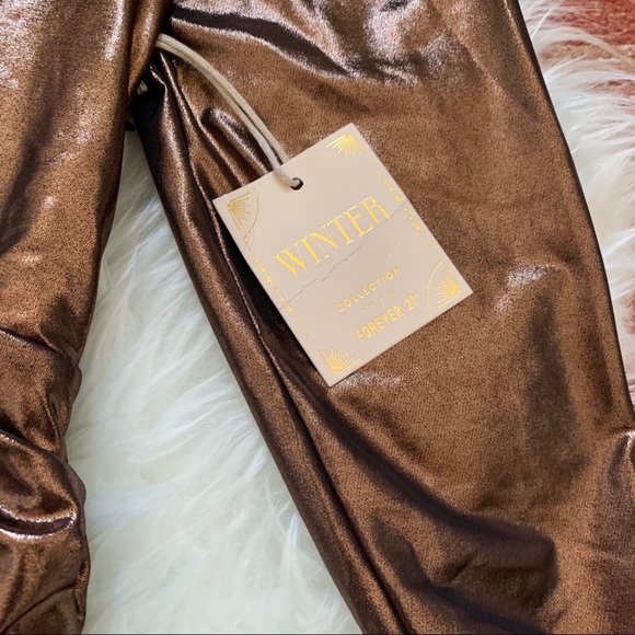 Metalic Forever 21 dress NWT - Picture 4 of 6